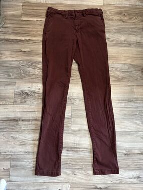 Tall 32/36 American Eagle Outfitters Skinny Jeans in Maroon